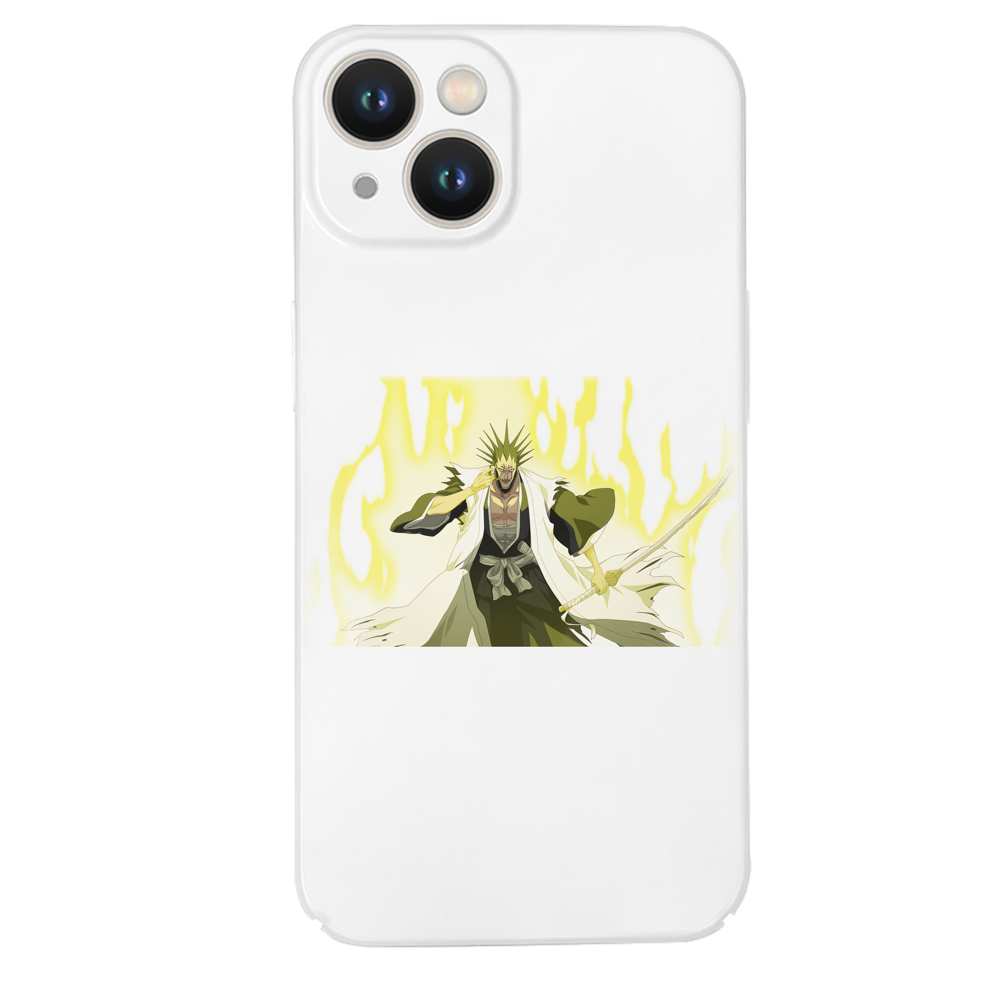 （画像用） ブリーチ ざらき けんぱち BLEACH Zaraki Kenpachi 【iPhone 14シリーズ対応】ハードケース